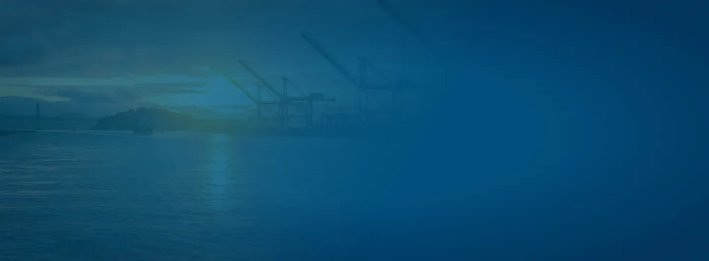 Photo d'un port commercial
